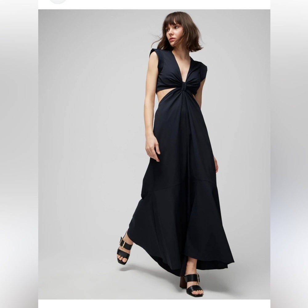 White House Black Market Cut Out Maxi Dress - Size 6